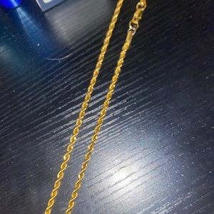 24 inch gold rope chain 16k